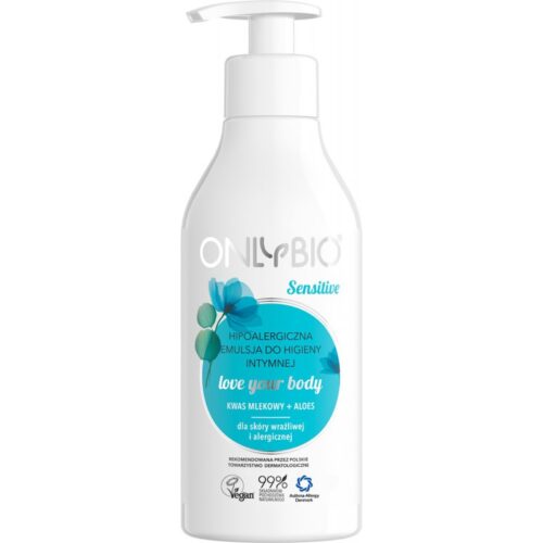 ONLYBIO Sensitive Hipoalergiczna emulsja do higieny intymnej 250ml